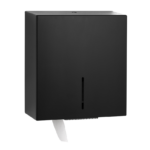 Bobrick B-9890.MBLK Fino Collection  Surface-Mounted Single Jumbo-Toilet Roll Holder, Matte Black